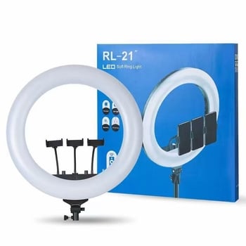 Lumină LED în formă de inel pentru fotografie și streaming live — 10-50W, 6500K ±300K, 110-220V, montaj vertical
