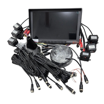 6-канален регистратор за товарни автомобили с BSD предупреждение за слепи зони и ADAS, 140° зрителен ъгъл, 1080p, TF карта, USB, обектив F1.6