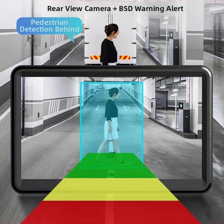 6-канален регистратор за товарни автомобили с BSD предупреждение за слепи зони и ADAS, 140° зрителен ъгъл, 1080p, TF карта, USB, обектив F1.6