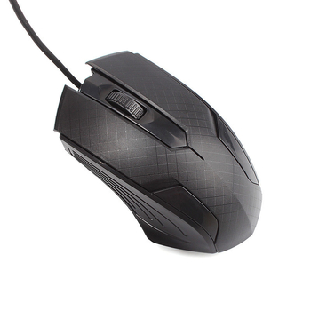 Проводна USB гейминг мишка, 1000 DPI, 3 бутона, 1,3 м кабел, ергономична