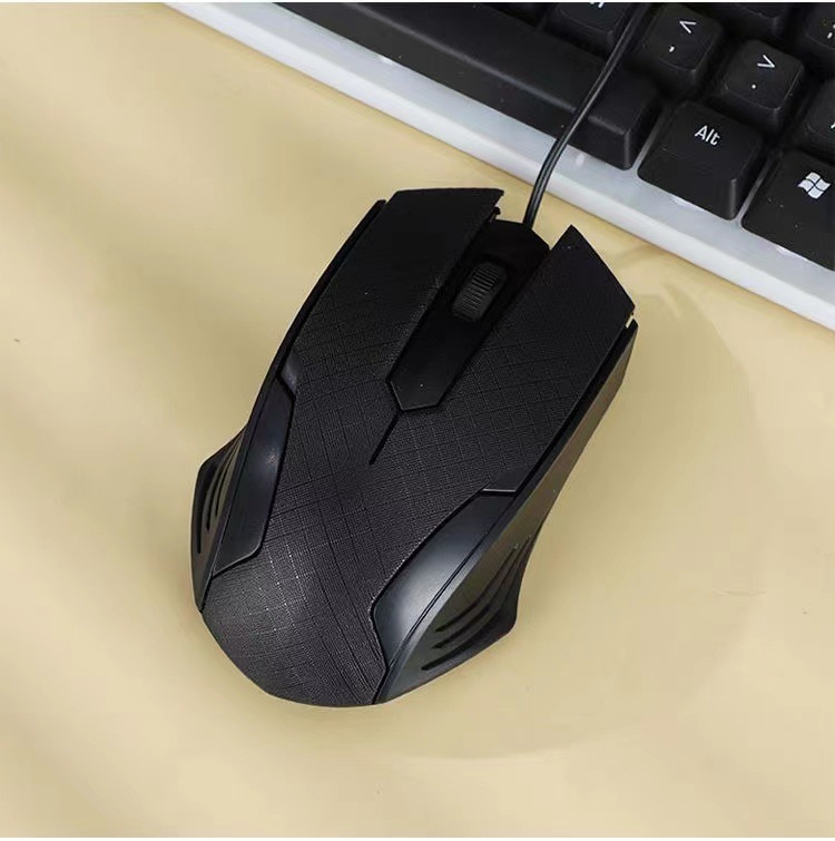 Проводна USB гейминг мишка, 1000 DPI, 3 бутона, 1,3 м кабел, ергономична