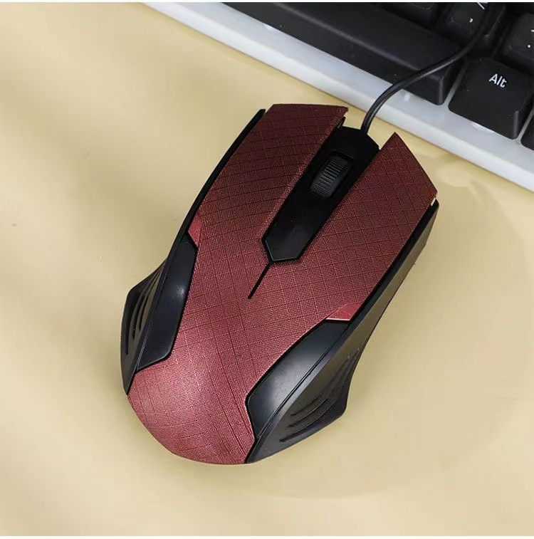 Проводна USB гейминг мишка, 1000 DPI, 3 бутона, 1,3 м кабел, ергономична