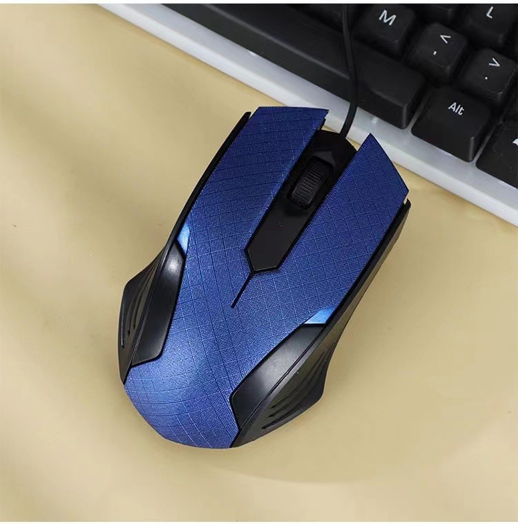 Проводна USB гейминг мишка, 1000 DPI, 3 бутона, 1,3 м кабел, ергономична