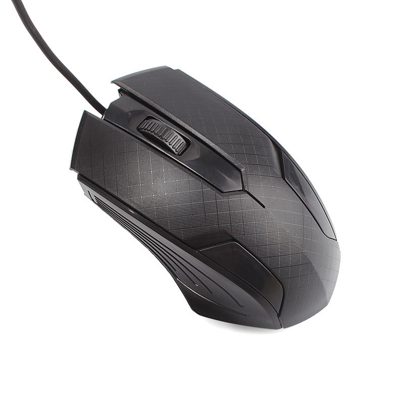 Проводна USB гейминг мишка, 1000 DPI, 3 бутона, 1,3 м кабел, ергономична