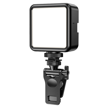 Φως LED πλήρωσης για ζωντανές μεταδόσεις και φωτογράφηση – συμπαγές κλιπ/επιτραπέζιο φως, μοντέλο BM-BD33, 5W, 3.7V, αυτονομία μπαταρίας έως 2 ώρες στη μέγιστη φωτεινότητα και έως 10 ώρες στην ελάχιστη