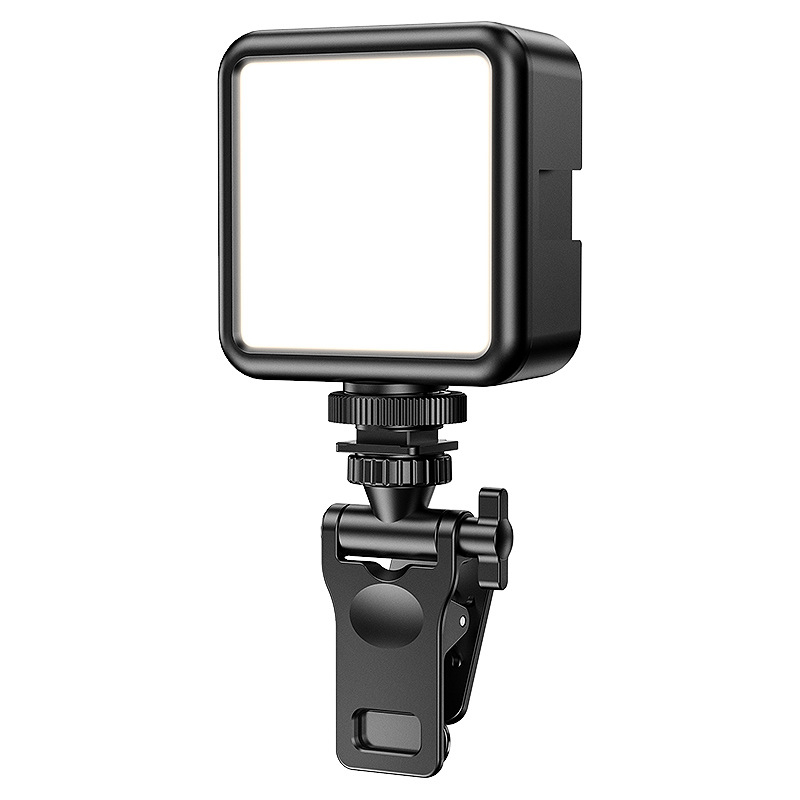 Φως LED πλήρωσης για ζωντανές μεταδόσεις και φωτογράφηση – συμπαγές κλιπ/επιτραπέζιο φως, μοντέλο BM-BD33, 5W, 3.7V, αυτονομία μπαταρίας έως 2 ώρες στη μέγιστη φωτεινότητα και έως 10 ώρες στην ελάχιστη