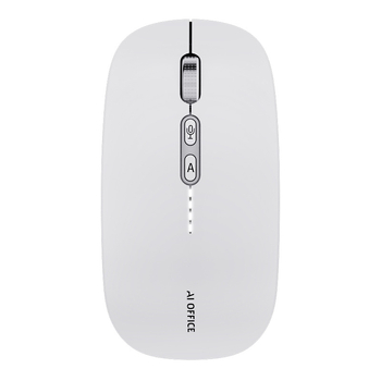 R013 Bežična AI miška za glasovno tipkanje s Bluetoothom i 2.4G, 1600 DPI, 5 tipki, USB punjenje, tihi rad