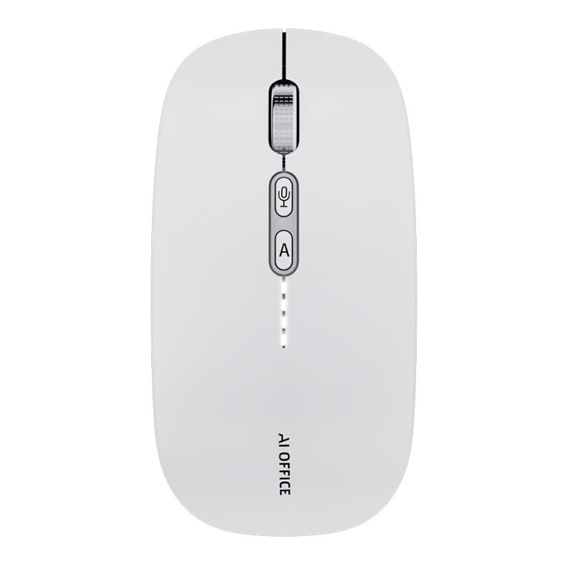 R013 Bežična AI miška za glasovno tipkanje s Bluetoothom i 2.4G, 1600 DPI, 5 tipki, USB punjenje, tihi rad