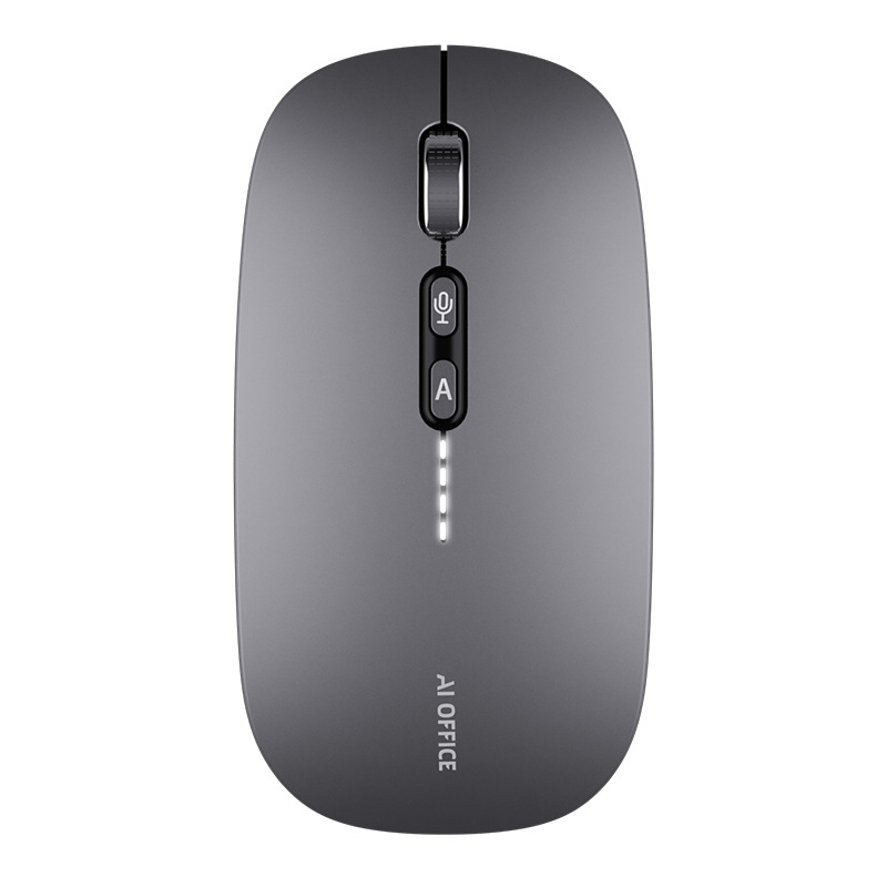 R013 Bežična AI miška za glasovno tipkanje s Bluetoothom i 2.4G, 1600 DPI, 5 tipki, USB punjenje, tihi rad