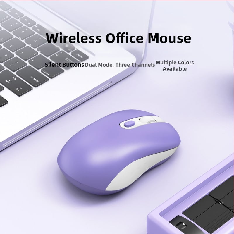 Bezdrôtová myš C4025, 6 tlačidiel, Plug and Play, ergonomická, kompatibilná s počítačom, mobilom a tabletom