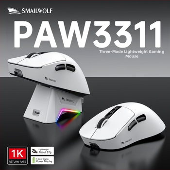 M6 troje-modni bežični optički miš s PAW3311 senzorom, 12000 DPI, 5 tipki, lagan