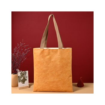 Geantă de cumpărături din hârtie DuPont impermeabilă cu logo personalizat, imprimare UV