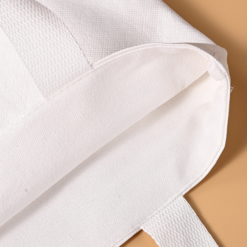 Geantă de cumpărături din hârtie DuPont impermeabilă cu logo personalizat, imprimare UV