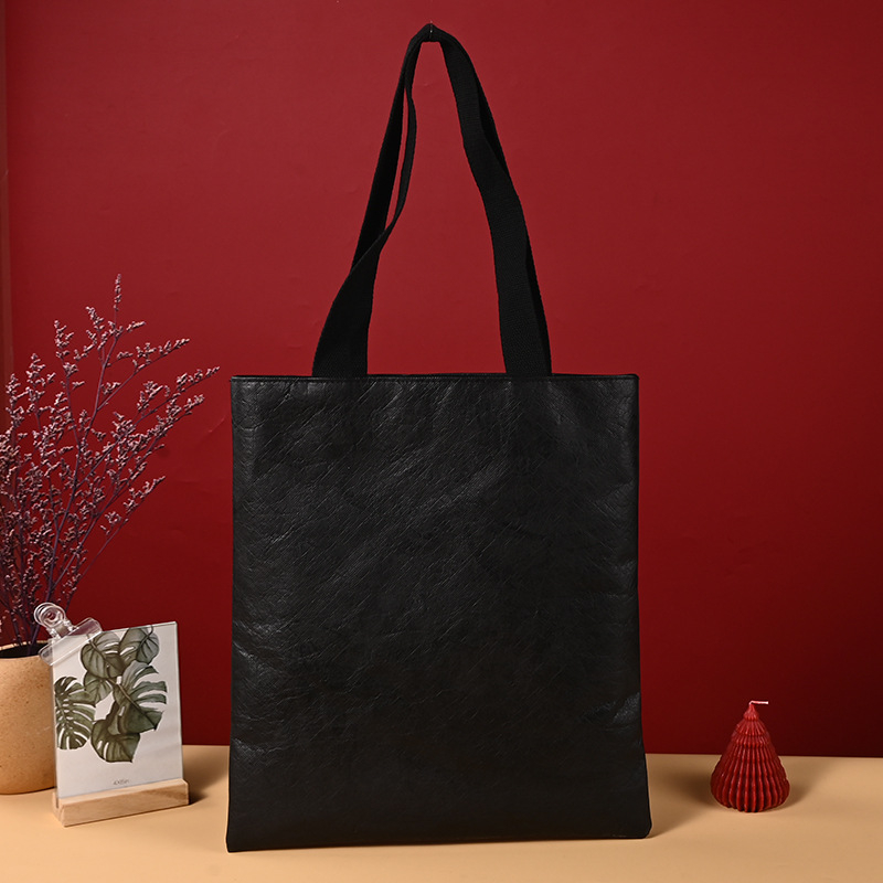 Geantă de cumpărături din hârtie DuPont impermeabilă cu logo personalizat, imprimare UV