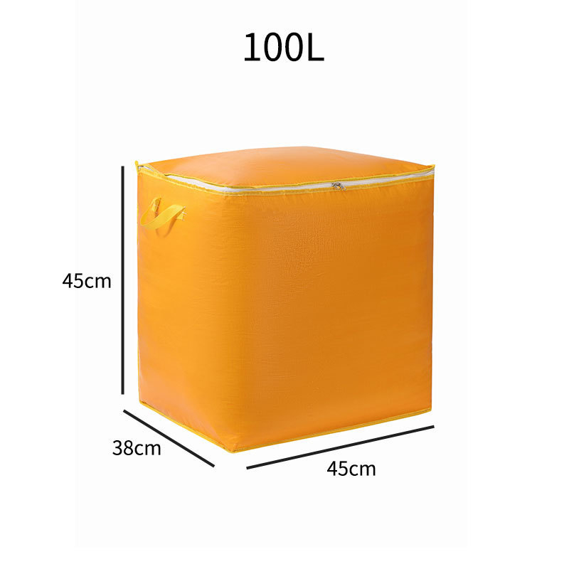 Költöztető csomagoló táska — nagy kapacitású, kubus alakú, PE szövött anyag, összecsukható, quilt tárolására (Modell 01b1594)