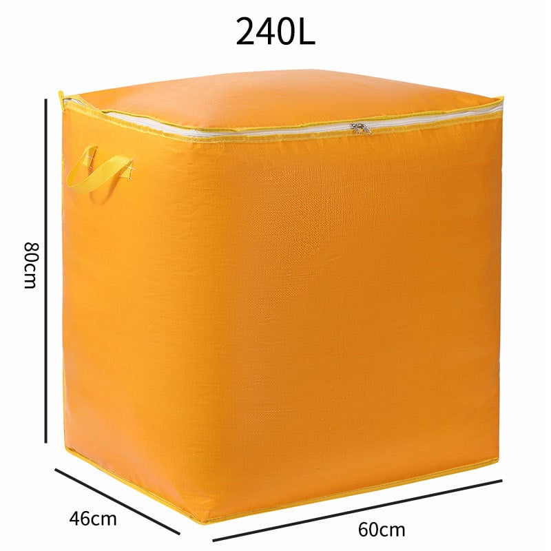 Költöztető csomagoló táska — nagy kapacitású, kubus alakú, PE szövött anyag, összecsukható, quilt tárolására (Modell 01b1594)