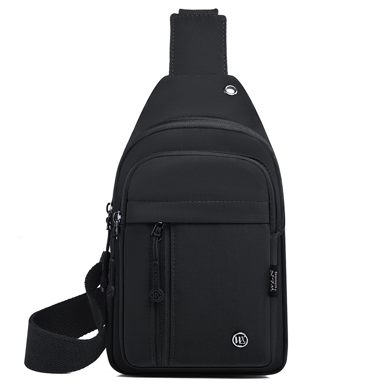 Ženska nylon crossbody torba – zatvaranje na zip, unutarnja džep sa zipom, podstava od poliestra, mekana tekstura, Willowstar