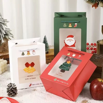 Geantă de cadou din carton – imprimare, stil desen animat, în stoc / personalizabil