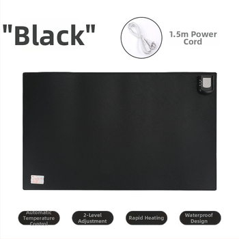 Cloud Leaves melegíthető íróasztal párna, dugaszolható tápellátás, 65W, letisztult stílus, egérpad