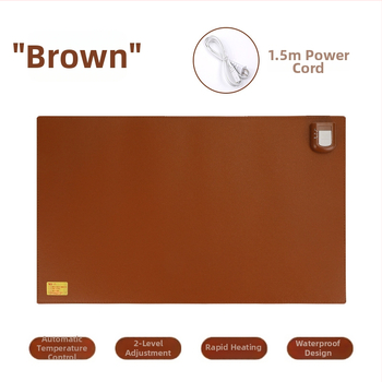 Cloud Leaves melegíthető íróasztal párna, dugaszolható tápellátás, 65W, letisztult stílus, egérpad