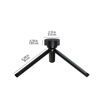 Adaptor de montaj pentru trepied din aliaj de aluminiu pentru pan-tilt universal, rotire 360°, instalare manuală, greutate 300 g