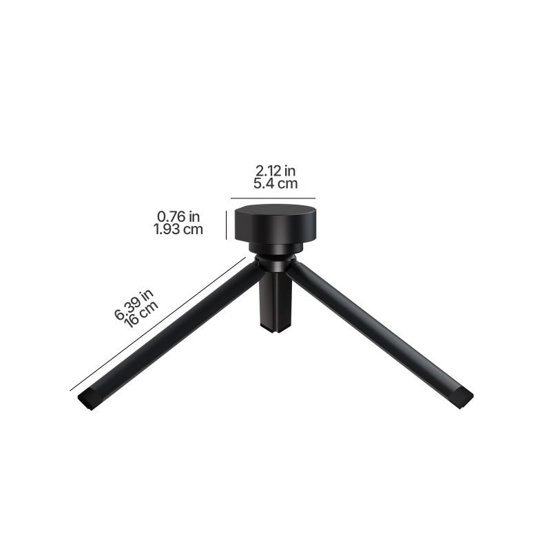 Adaptor de montaj pentru trepied din aliaj de aluminiu pentru pan-tilt universal, rotire 360°, instalare manuală, greutate 300 g
