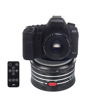 AFI gimbal 360° pan/tilt pentru telefoane, GoPro, DSLR și mirrorless — construcție din metal, rotație 360° orizontală și verticală, viteză 15–60 puncte pe cerc, 1 kg