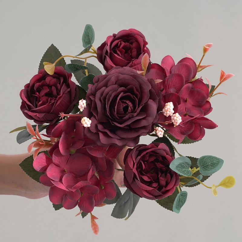 Τεχνητό μπουκέτο από μεταξένια λουλούδια – Hydrangea ποικιλία; Υλικό: μεταξένια λουλούδια; Κατασκευή: Άλλο; Σκοπός: Άλλο; Κωδικός: 19147864120