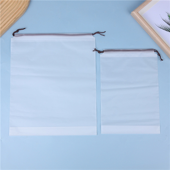 Τσάντα με κορδόνι από EVA, ματ φινίρισμα, τσέπες με μοτίβο αρκούδας, κατασκευή με διπλό στρώμα