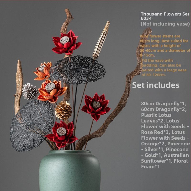 Kuivatatud lillede bukett, käsitööline põrandal seisev dekoratiivne kimp kõrgete okstega ja loodusliku lotose seemnepodiga (Tüüp: Lilled; Klassifikatsioon: Kuivatatud lilled veenidega; Bränd: Zen Garden; Kasutus: Bukett; Põhjalik ruum: Elutuba)