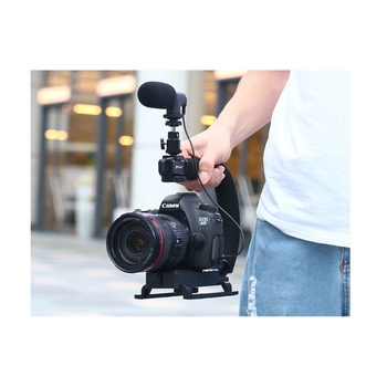 Stabilizator de mână Yancai pentru cameră cu suport de echilibru în formă U și suport L pentru fotografia DSLR, Anti-șoc tip C