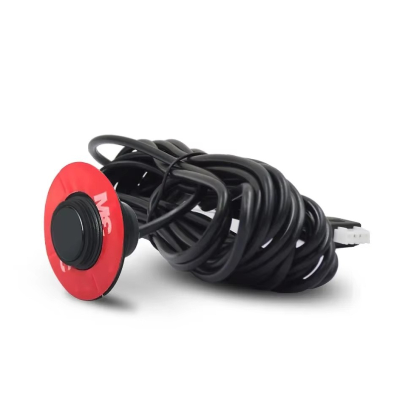 Aizmugurēji montējams auto atpakaļgaitas radara sistēma ar LCD displeju, 4 sensori, 12V barošana, skaņas signāls, uztveres diapazons 0,3–2,3 m