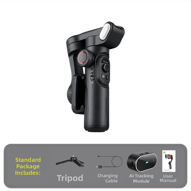 Gimbal pre mobilný telefón Ouchuan Smart XE s AI sledovaním, 3-osi stabilizácia pre živé prenosy a krátke videá, kompatibilný s väčšinou smartfónov