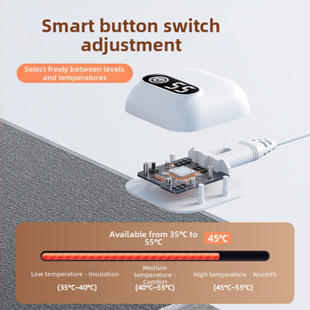 Peles apkures paliktnis, tiešs pieslēgums, 220V, 75W, PU materiāls