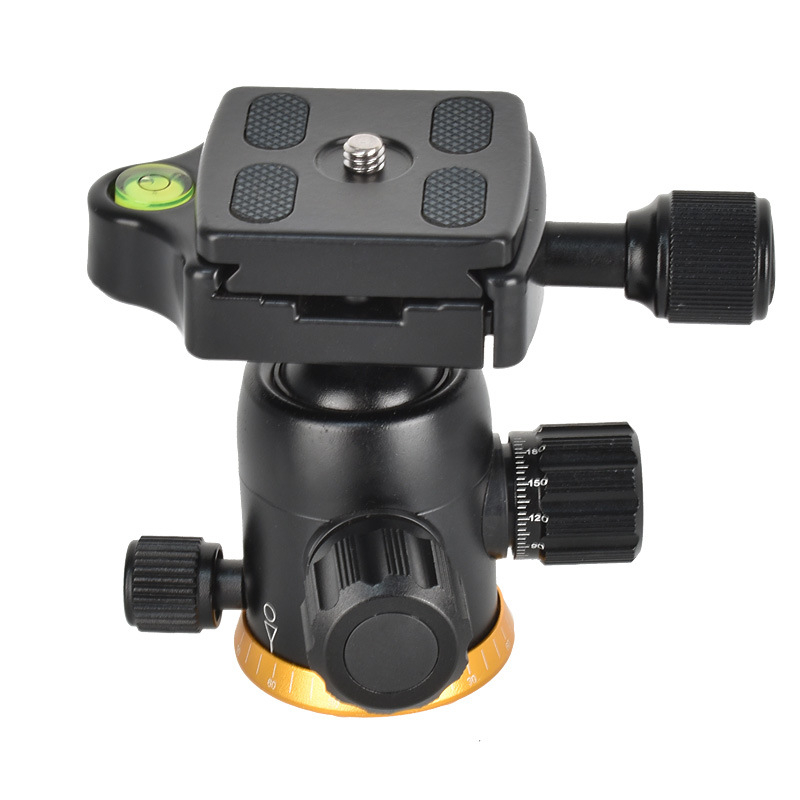 Cap balon din aliaj de aluminiu pentru trepied, panoramă 360°, înclinare 90°, greutate 400 g, montaj cu filet