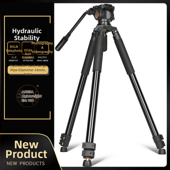 Statív na fotoaparát z hliníkovej zliatiny, 3-sekčný, pre SLR, nosnosť 16-20 kg, hydraulický PTZ