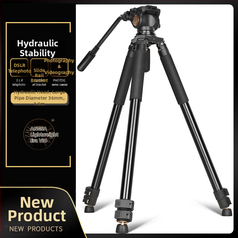 Statív na fotoaparát z hliníkovej zliatiny, 3-sekčný, pre SLR, nosnosť 16-20 kg, hydraulický PTZ