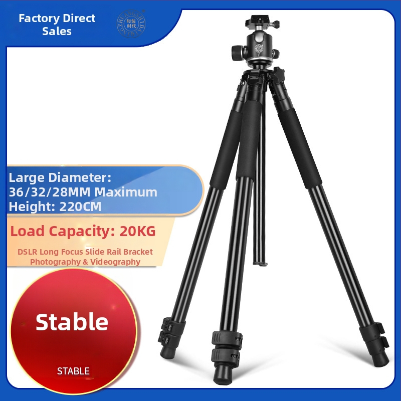 Statív na fotoaparát z hliníkovej zliatiny, 3-sekčný, pre SLR, nosnosť 16-20 kg, hydraulický PTZ