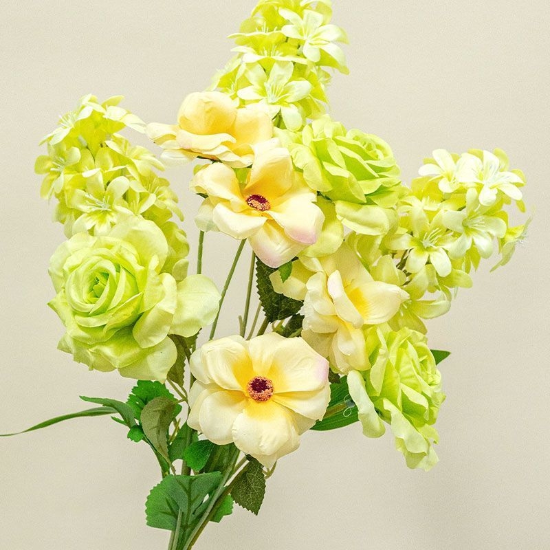 Τεχνητό μπουκέτο ροδων - με σύρμα, χειροποίητο, μεταξοτυπία και χύτευση με έγχυση, ποικιλία: τριαντάφυλλο, διακόσμηση γάμου