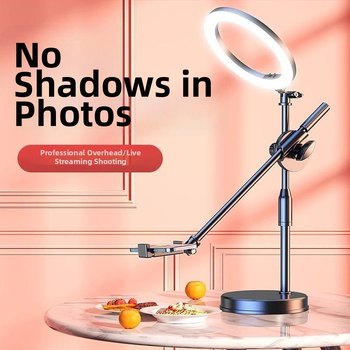 Držiak telefónu s horným osvetlením pre stolové vysielanie – nehrdzavejúca oceľ, držiak na air bag, IP štýl