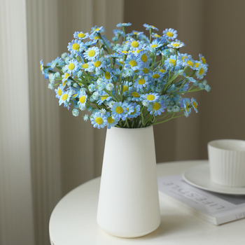 Τεχνητό μπουκέτο μεταξωτών λουλουδιών Ντάιζι - Dalyson - Υλικό: μεταξωτά λουλούδια; Ποικιλία: Daisy; Για φωτογραφικά σκηνικά και διακόσμηση του σπιτιού