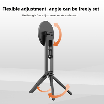 Suport magnetic pentru telefon, mini stativ din aliaj de aluminiu, tripod de birou pliabil pentru filmări, stabilizare anti-vibrație