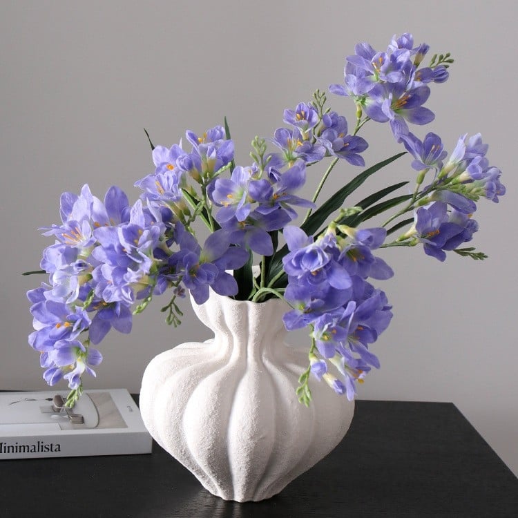 Xinwan Umjetna cvjetna aranžman – Alyssum-Freesia, varijanta 179908617, za vjenčanja, kućnu dekoraciju, rekvizite za fotografiju