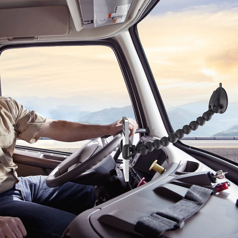 Suport pentru telefon în mașină – corp din plastic, personalizare acceptată, stil general (Tip: suport pentru mașină; Material: Plastic; Personalizare: Acceptată)