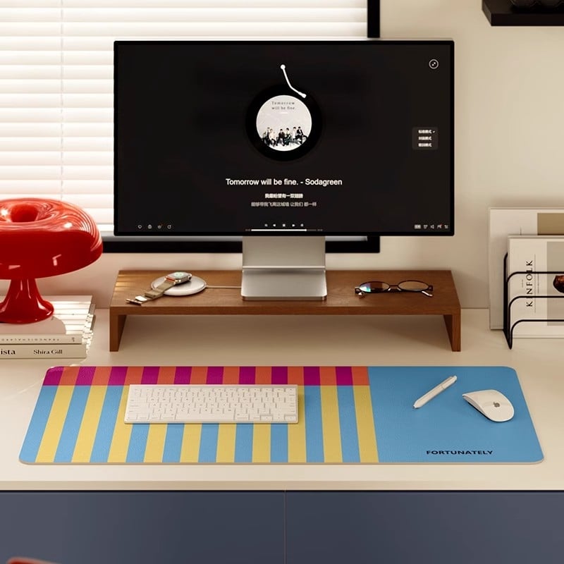 Υπόστρωμα γραφείου PU, μονόπλευρο, μεταφορά θερμότητας, ιαπωνικός μινιμαλιστικός σχεδιασμός, προσαρμογή