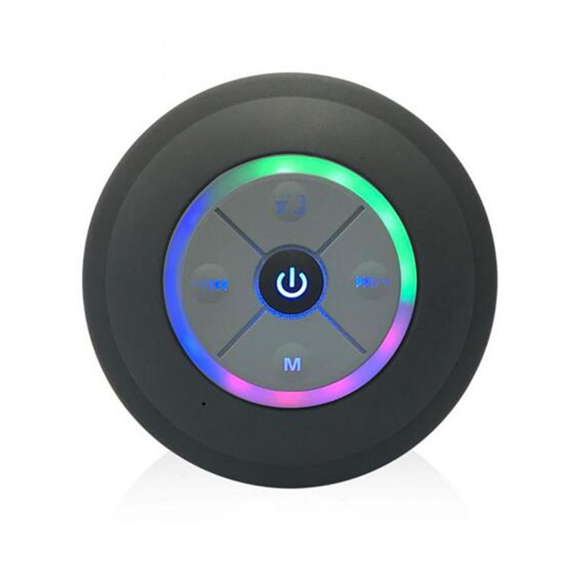 Bluetooth zvučnik sa usisnom čašom, IPX5 vodootporan, 3W izlaz, domet 10 m, ugrađena baterija 300-500 mAh (Bluetooth 5.0, IPX5, 3W, 10 m, 300-500 mAh)