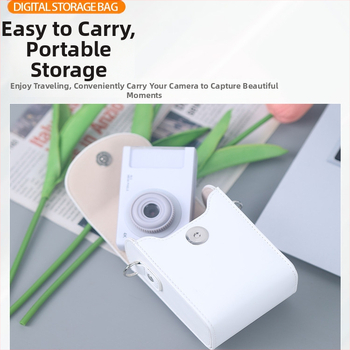 Taška cez rameno na digitálny fotoaparát, Oxford materiál, kompatibilná s Canon G7X II/III a Sony, unisex, jar 2025, domáce uloženie