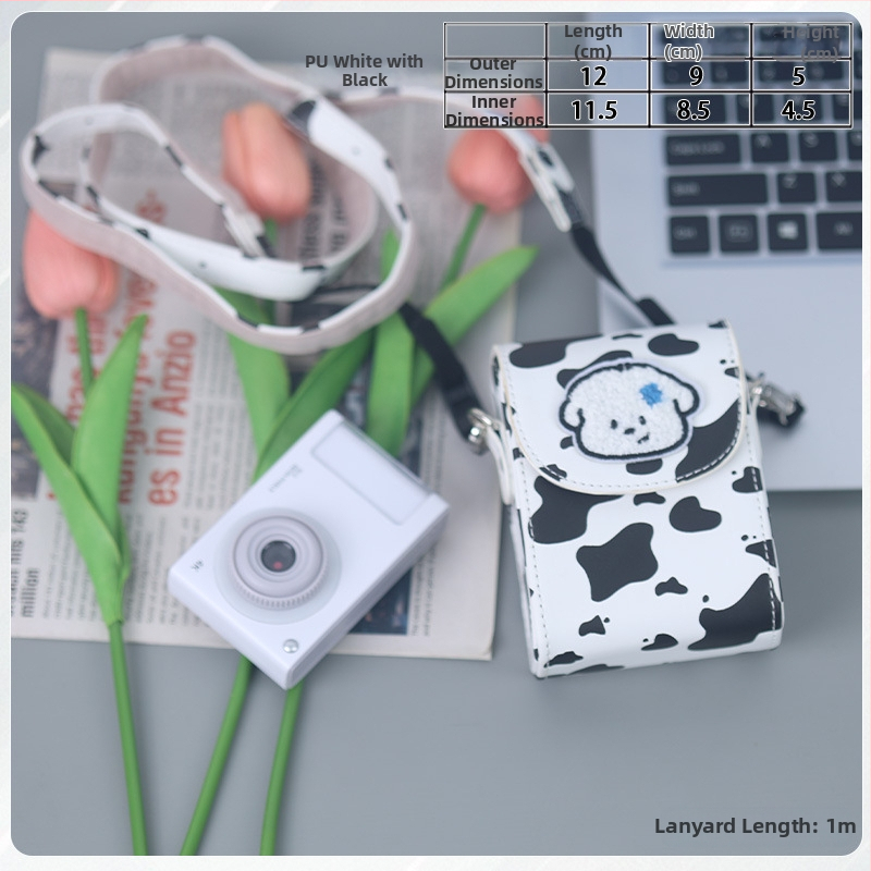 Taška cez rameno na digitálny fotoaparát, Oxford materiál, kompatibilná s Canon G7X II/III a Sony, unisex, jar 2025, domáce uloženie