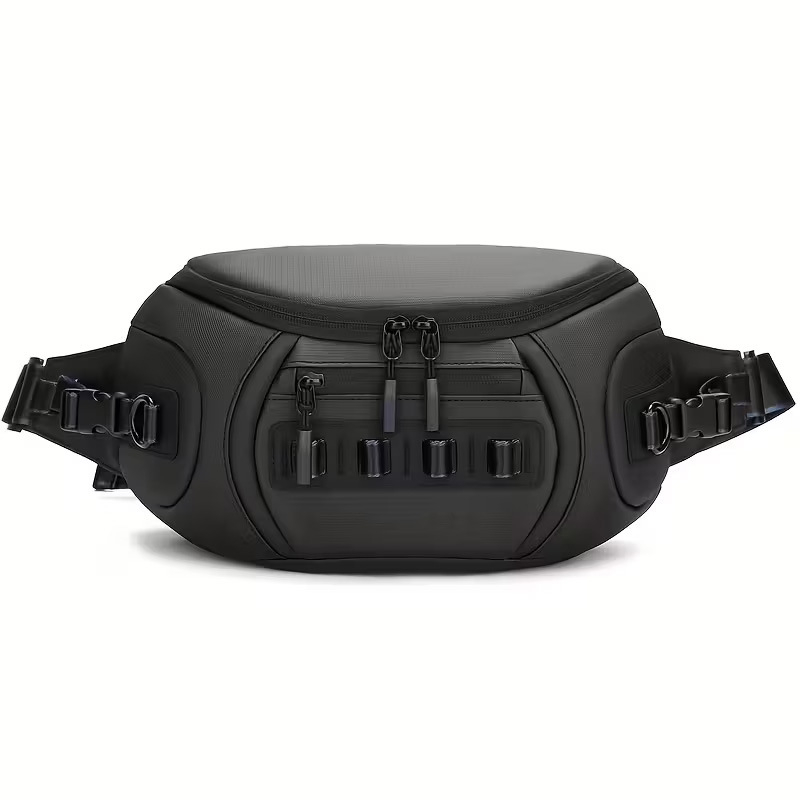 Ανδρική τσάντα κάμερας με μία ιμάντα στο στήθος, πολυλειτουργική για SLR και Mirrorless κάμερες, στυλ δρόμου, ύφασμα Oxford, αδιάβροχη και εξαιρετικά ελαφριά, επένδυση πολυεστέρα