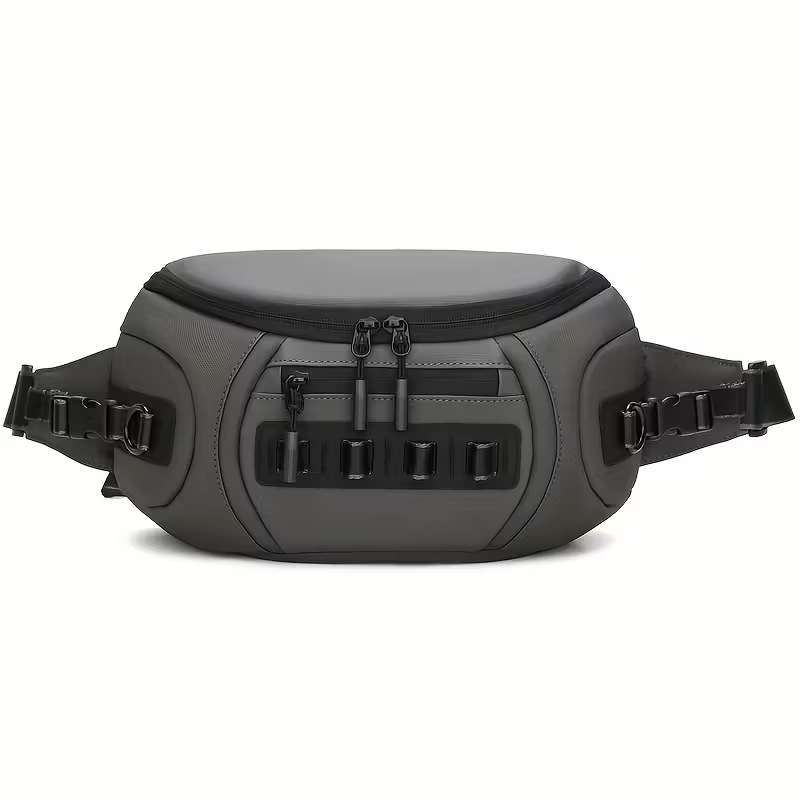 Ανδρική τσάντα κάμερας με μία ιμάντα στο στήθος, πολυλειτουργική για SLR και Mirrorless κάμερες, στυλ δρόμου, ύφασμα Oxford, αδιάβροχη και εξαιρετικά ελαφριά, επένδυση πολυεστέρα